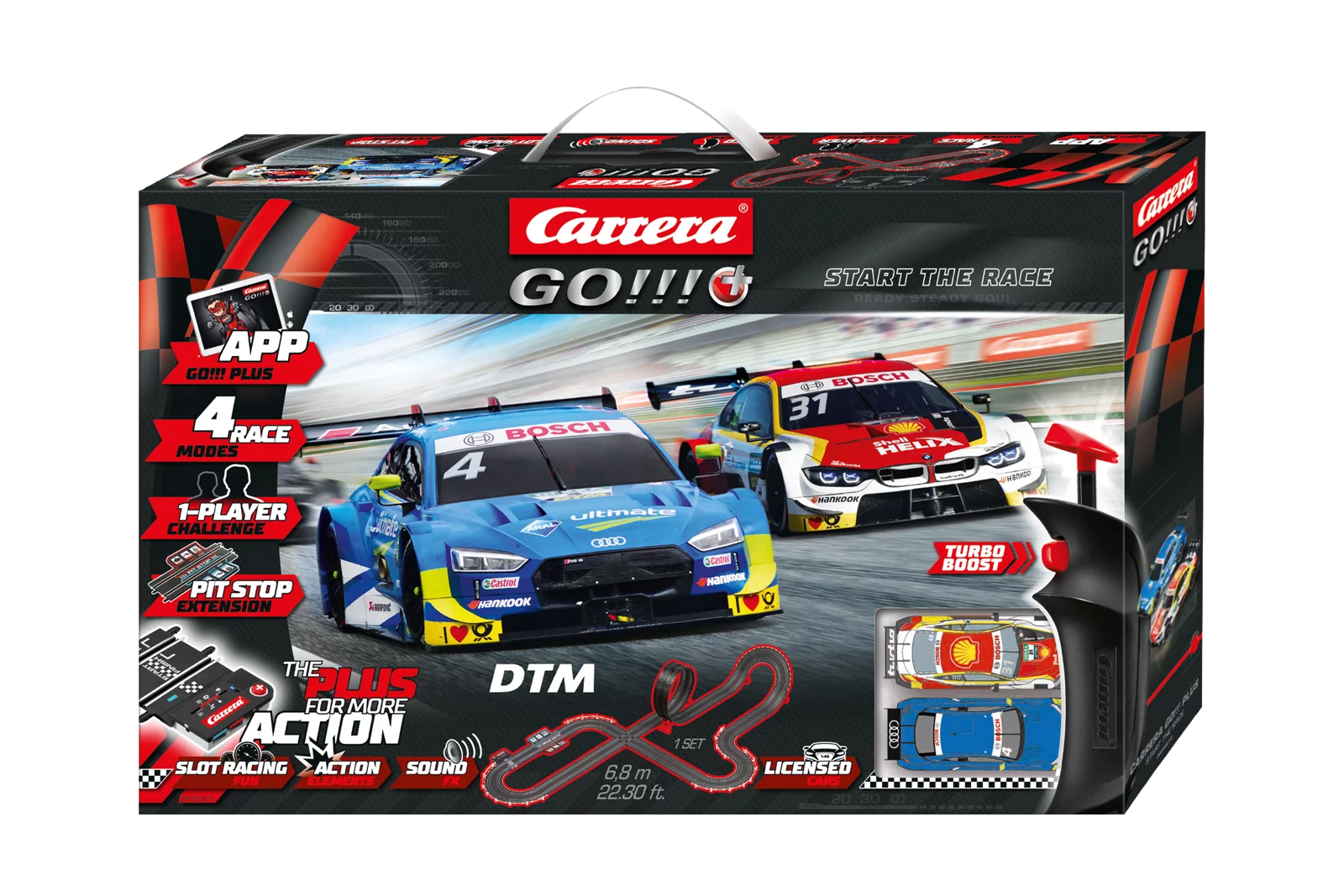 carrera-go-plus-start-the-race-dtm-set-6-8-m-bmw-m4-vs-audi-rs-5 image 1