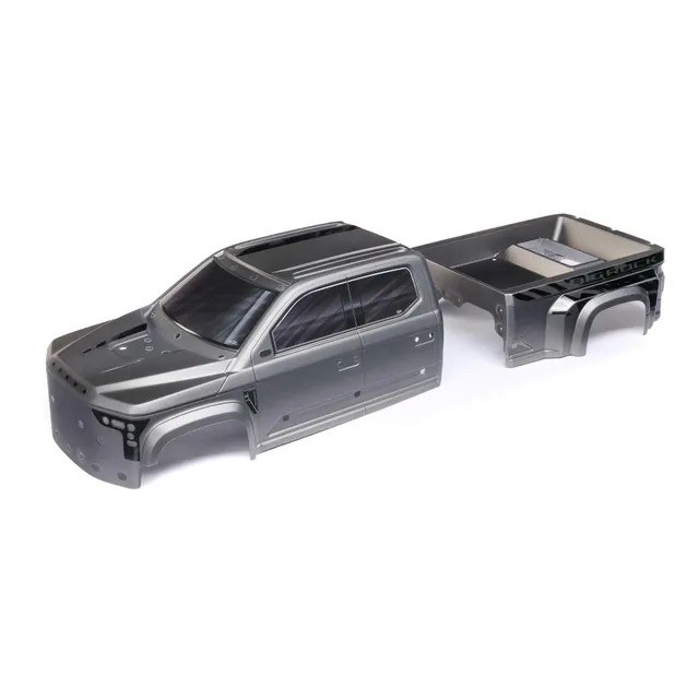 arrma-big-rock-6s-blx-karosserie-gunmetal-lackiert-beschnitten-beklebt image 1