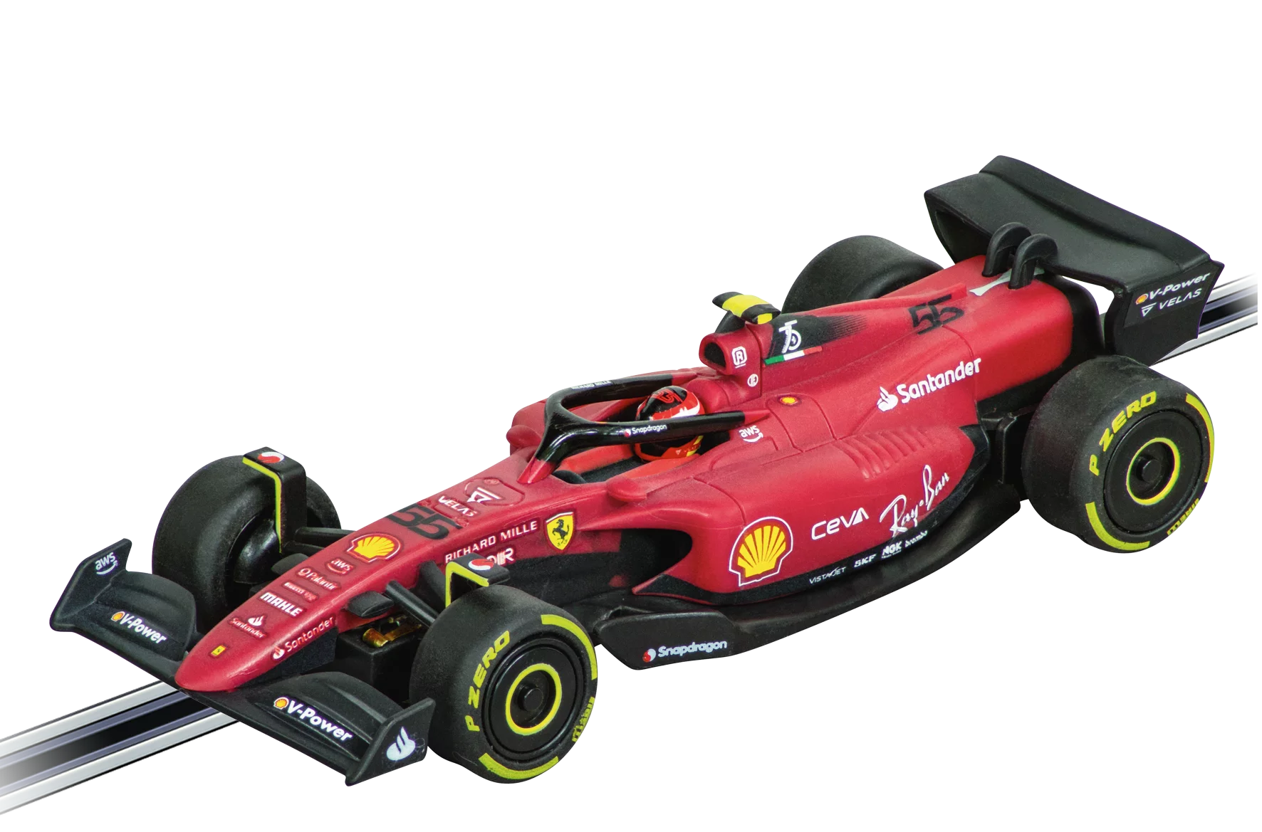 carrera-go-ferrari-f1-75-sainz-no-55-slotcar-1-43 image 1