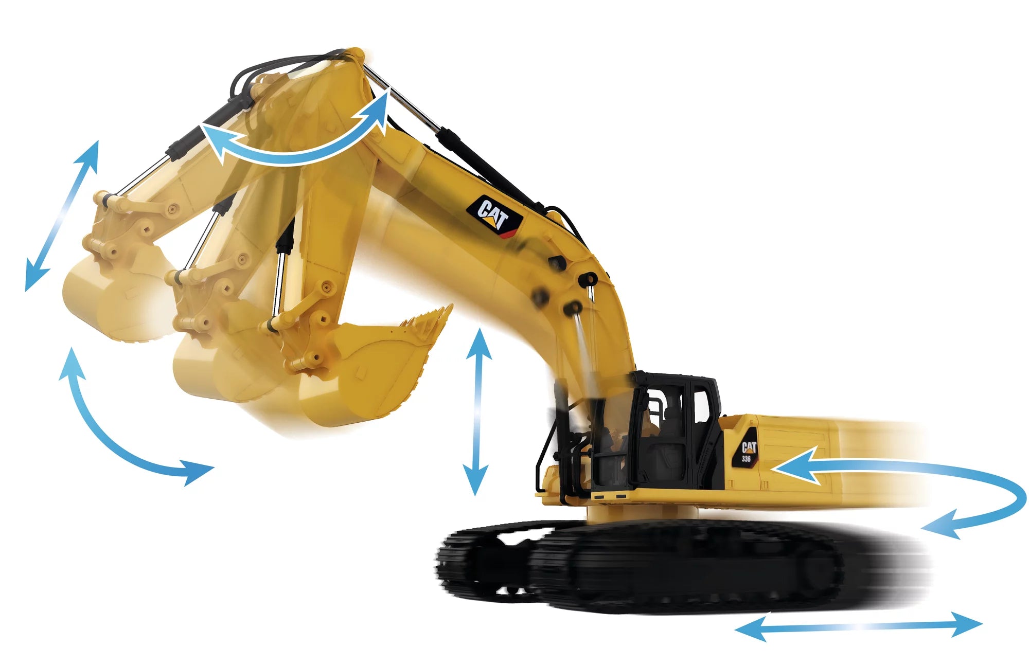 carrera-rc-cat-336-bagger-1-24-rc-excavator image 6