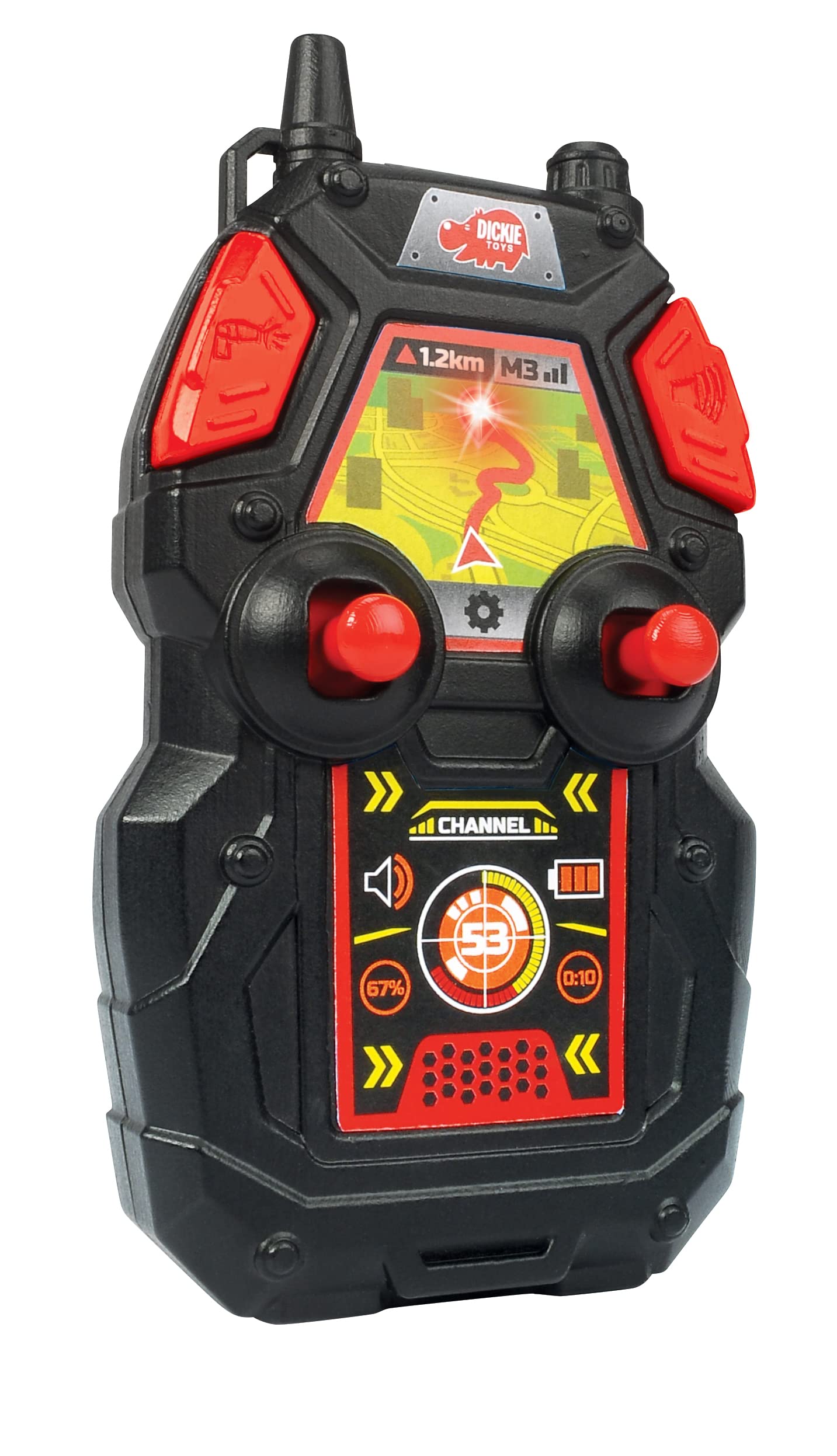 dickie-toys-rc-flughafenfeuerwehrauto-panther-6x6-rosenbauer-4-kanal-fernsteueru image 5