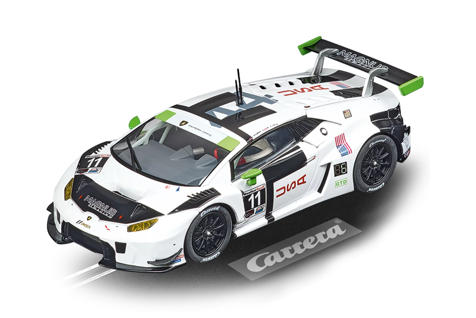 carrera-rc-lamborghini-hurac-n-magnus-racing-no-11-carrera-digital-132-slotcar image 1