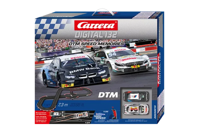 carrera-digital-132-dtm-speed-memories-set-bmw-m4-dtm-no-7-mercedes-amg-c-63-dtm image 1