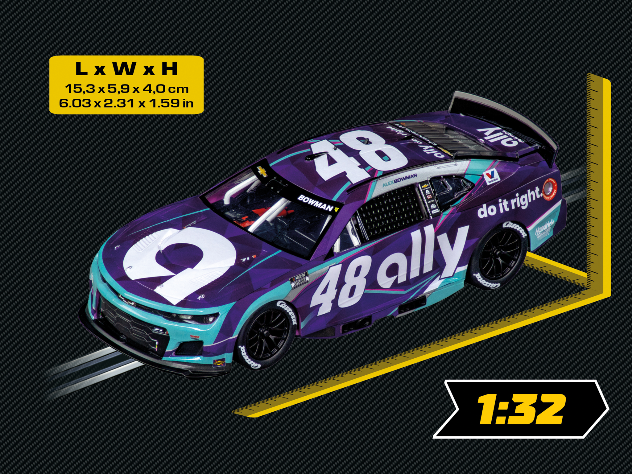 carrera-rc-evolution-nascar-camaro-nextgen-zl1-hendrick-no-48-slotcar image 3