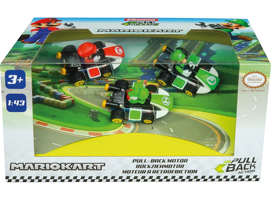 carrera-rc-mario-kart-pull-speed-3pack-1-43-mario-luigi-yoshi image 6