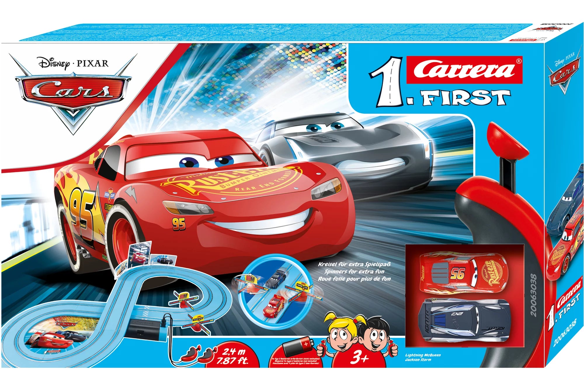 carrera-first-disney-pixar-cars-power-duell-slotcar-bahn-2-4-m image 1