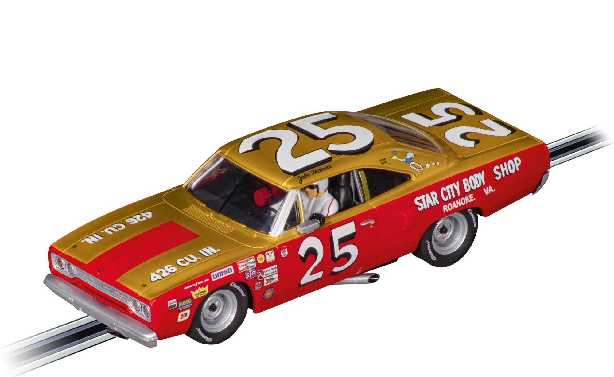 carrera-rc-plymouth-roadrunner-no-25-digital-132-slotcar-1-32 image 1