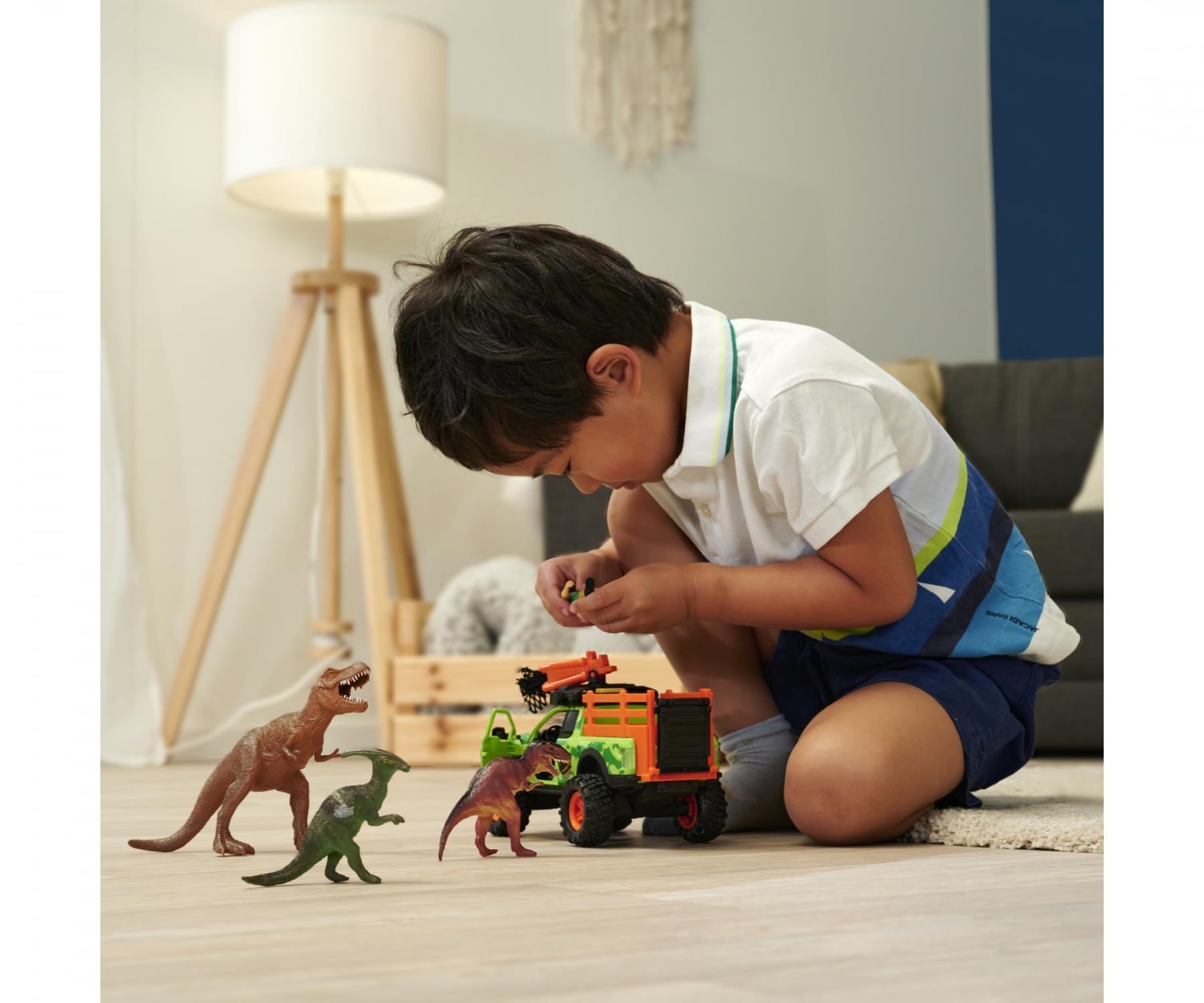 dickie-toys-dino-hunter-ford-raptor-spielzeugauto-25-cm-mit-anh-nger image 5