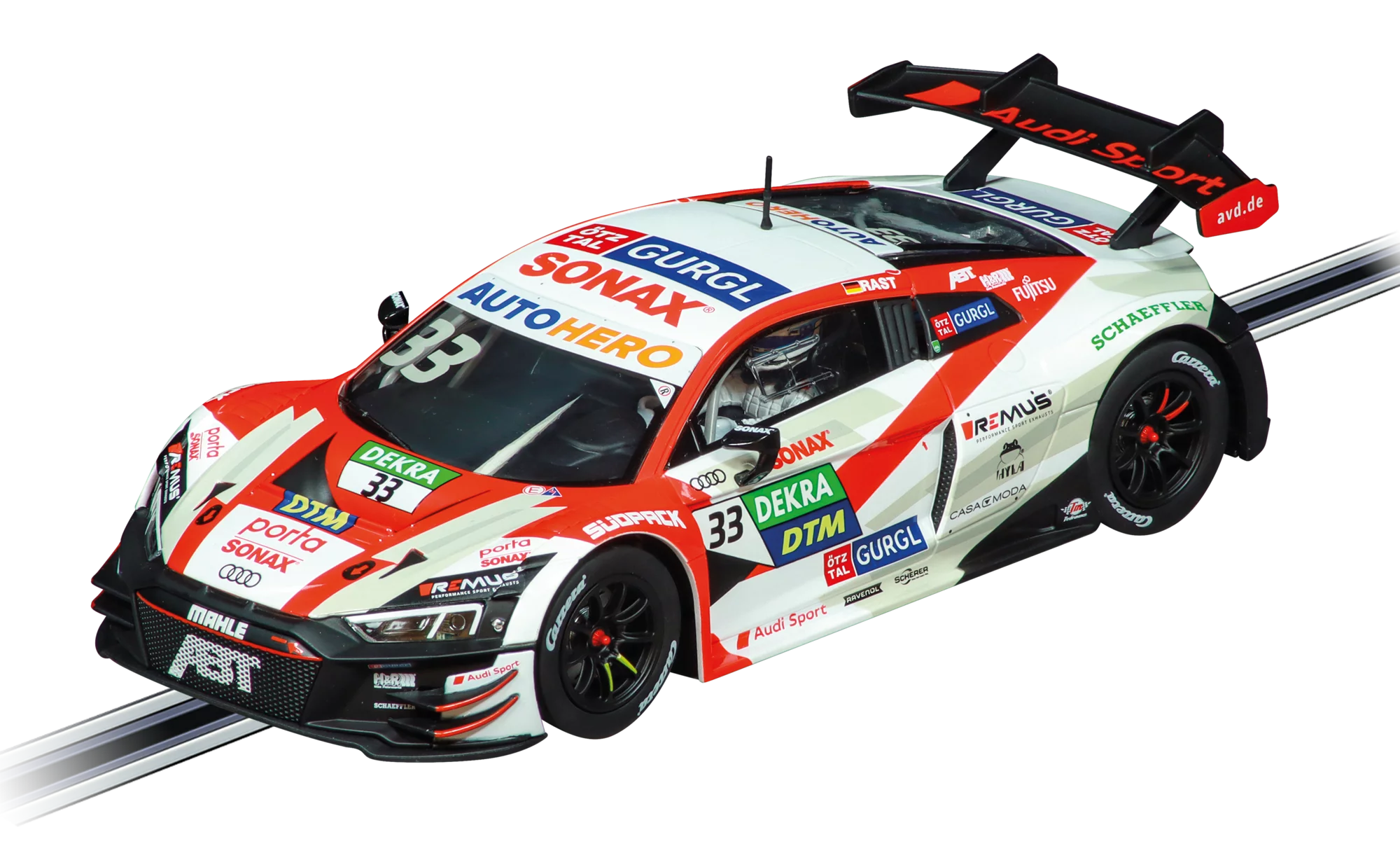 carrera-rc-audi-r8-lms-gt3-evo-ii-team-abt-no-33-clubmodell-2023-slotcar-1-24 image 1
