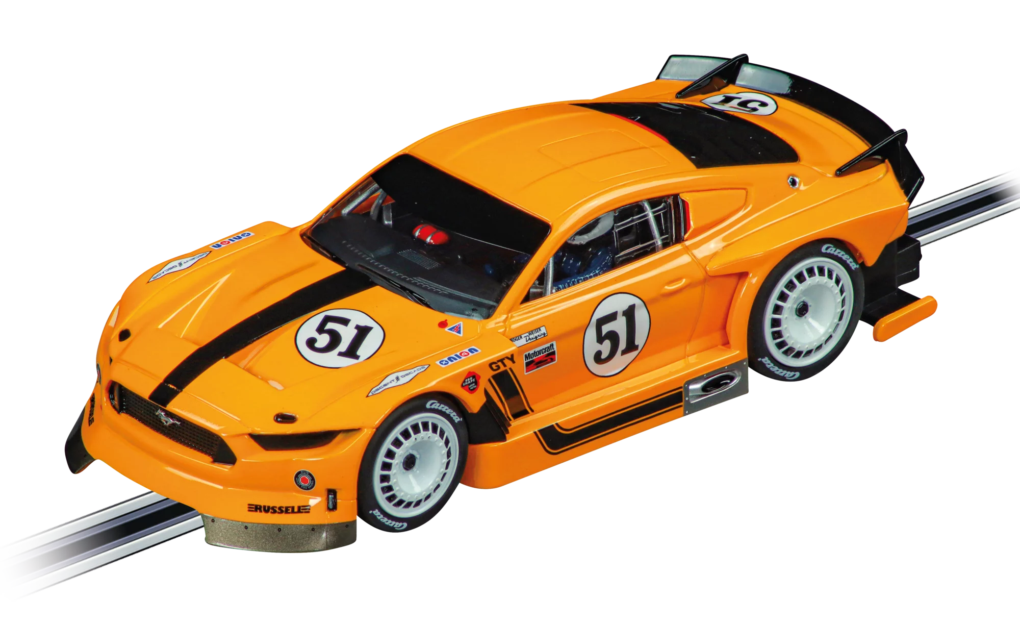 carrera-rc-ford-mustang-gty-no-51-digital-132-slotcar-1-32-orange image 1