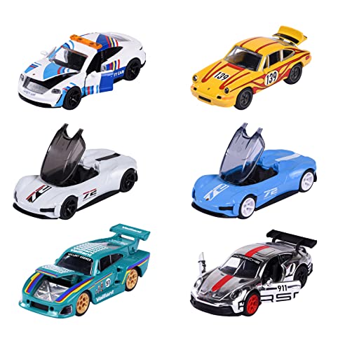 majorette-porsche-deluxe-edition-modellauto-7-5cm-mit-sammelbox image 8