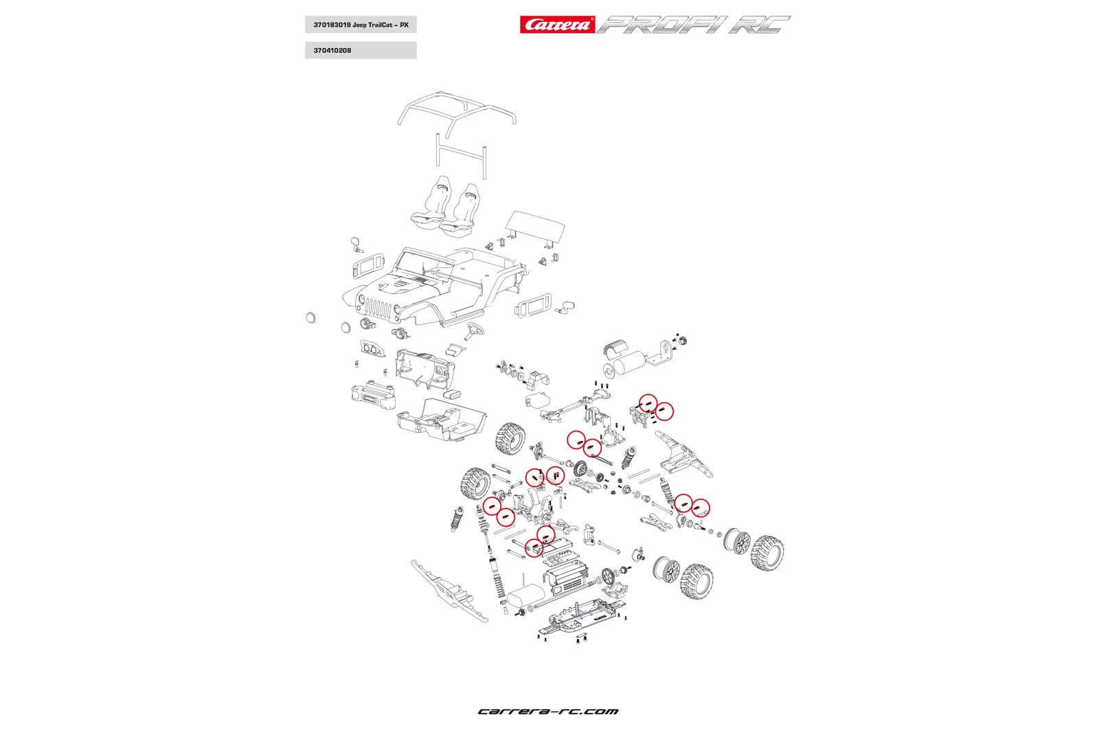 carrera-rc-kugelkopfschrauben-profi-rc-ersatzteil image 2