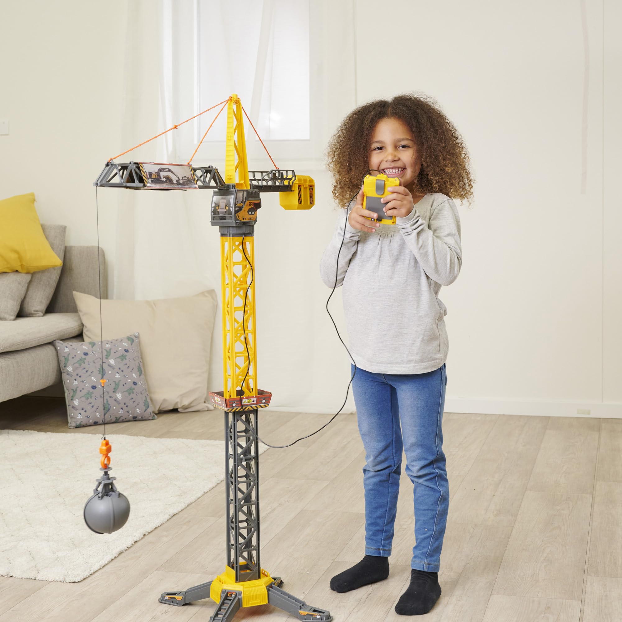 dickie-toys-mighty-crane-kran-110-cm-mit-kabel-fernbedienung image 7