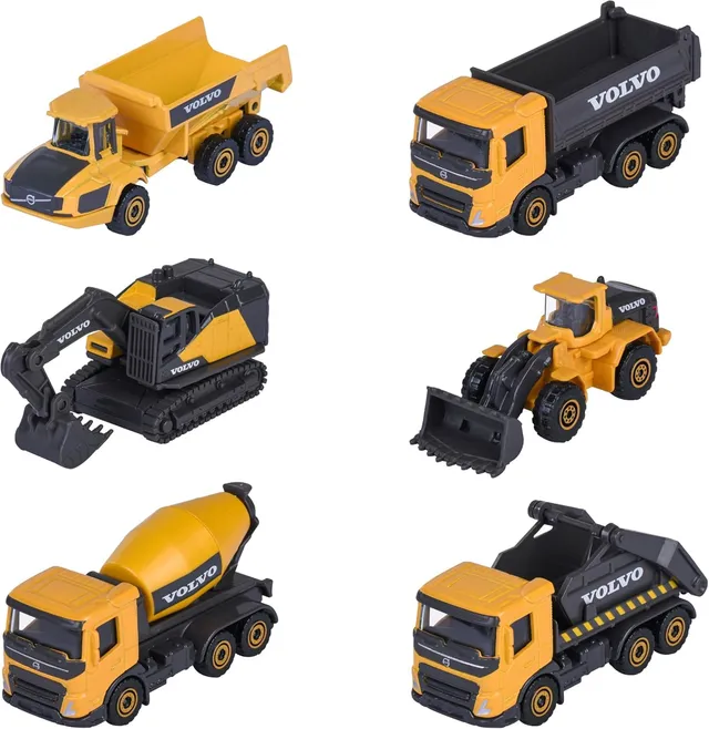 majorette-volvo-construction-premium-baustellenfahrzeug-7-5-cm image 1