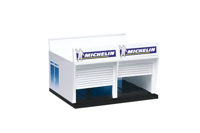 carrera-digital-132-boxengasse-pit-lane-doppelgarage-bausatz image 1