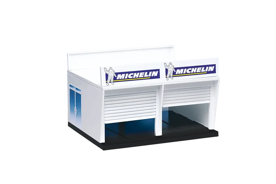 carrera-digital-132-boxengasse-pit-lane-doppelgarage-bausatz image 1