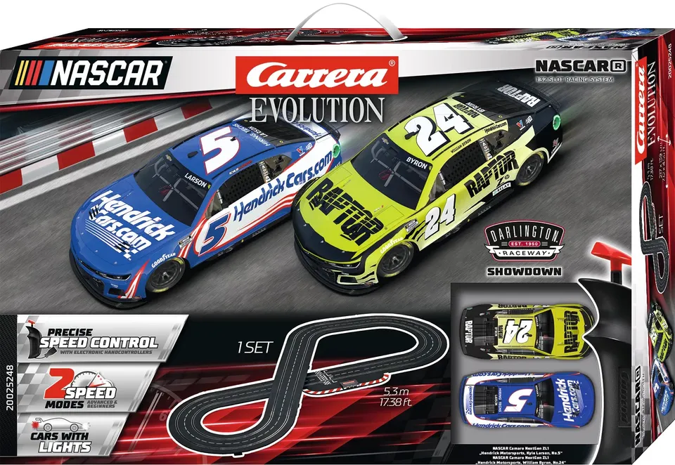 carrera-rc-carrera-evolution-nascar-darlington-showdown-set-5-3-m image 1