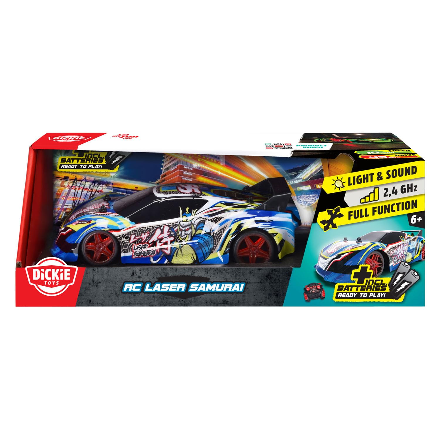 dickie-toys-rc-laser-samurai-ferngesteuertes-auto-1-20-22-cm image 3