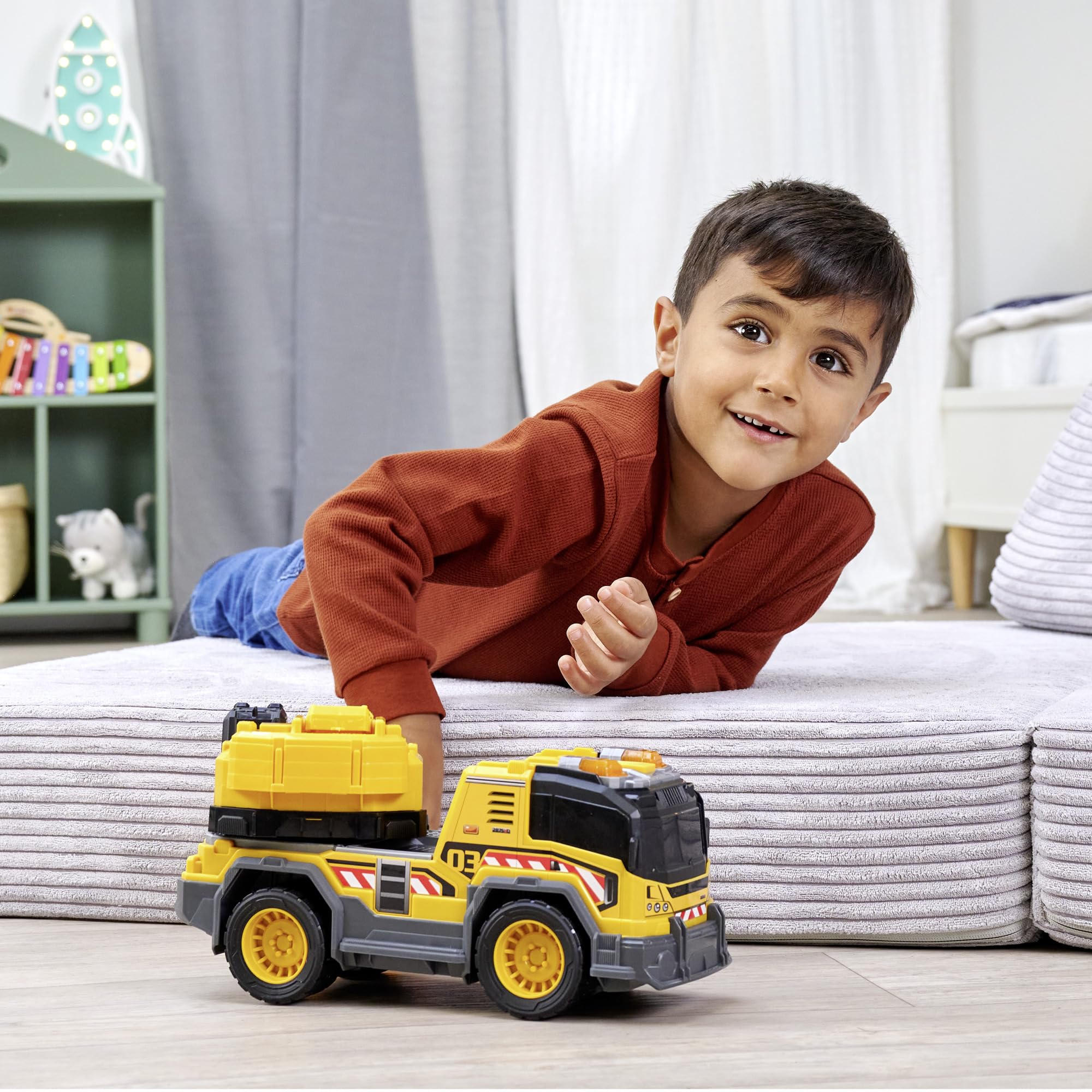 dickie-toys-excavator-truck-bagger-lkw-spielzeugauto-30-cm image 5