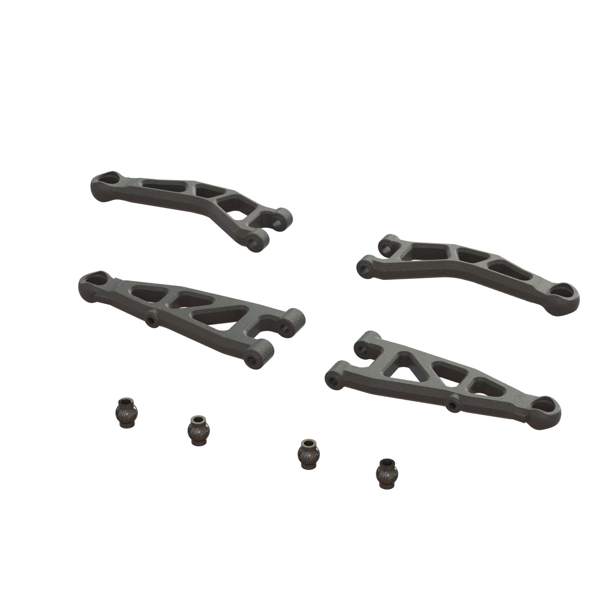 arrma-front-suspension-arm-set-a-grom-ara330809-querlenker image 1