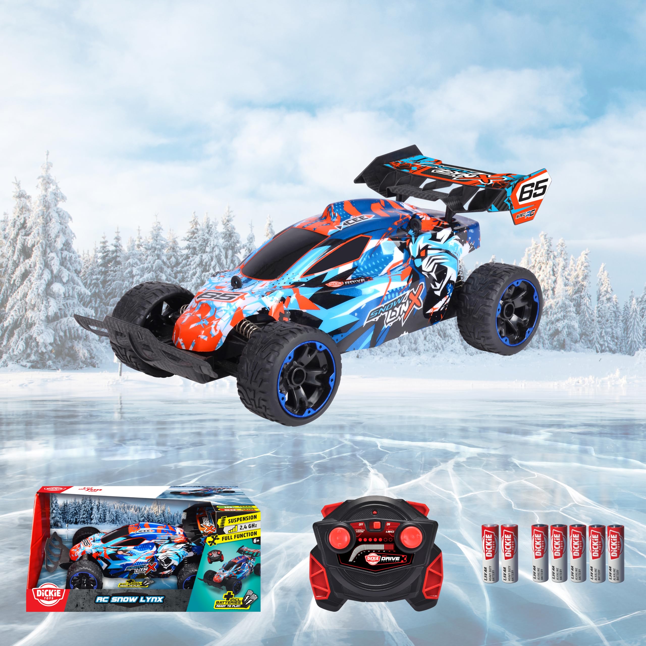 dickie-toys-rc-auto-snow-lynx-1-16-32-cm-10-km-h-2-4-ghz image 2