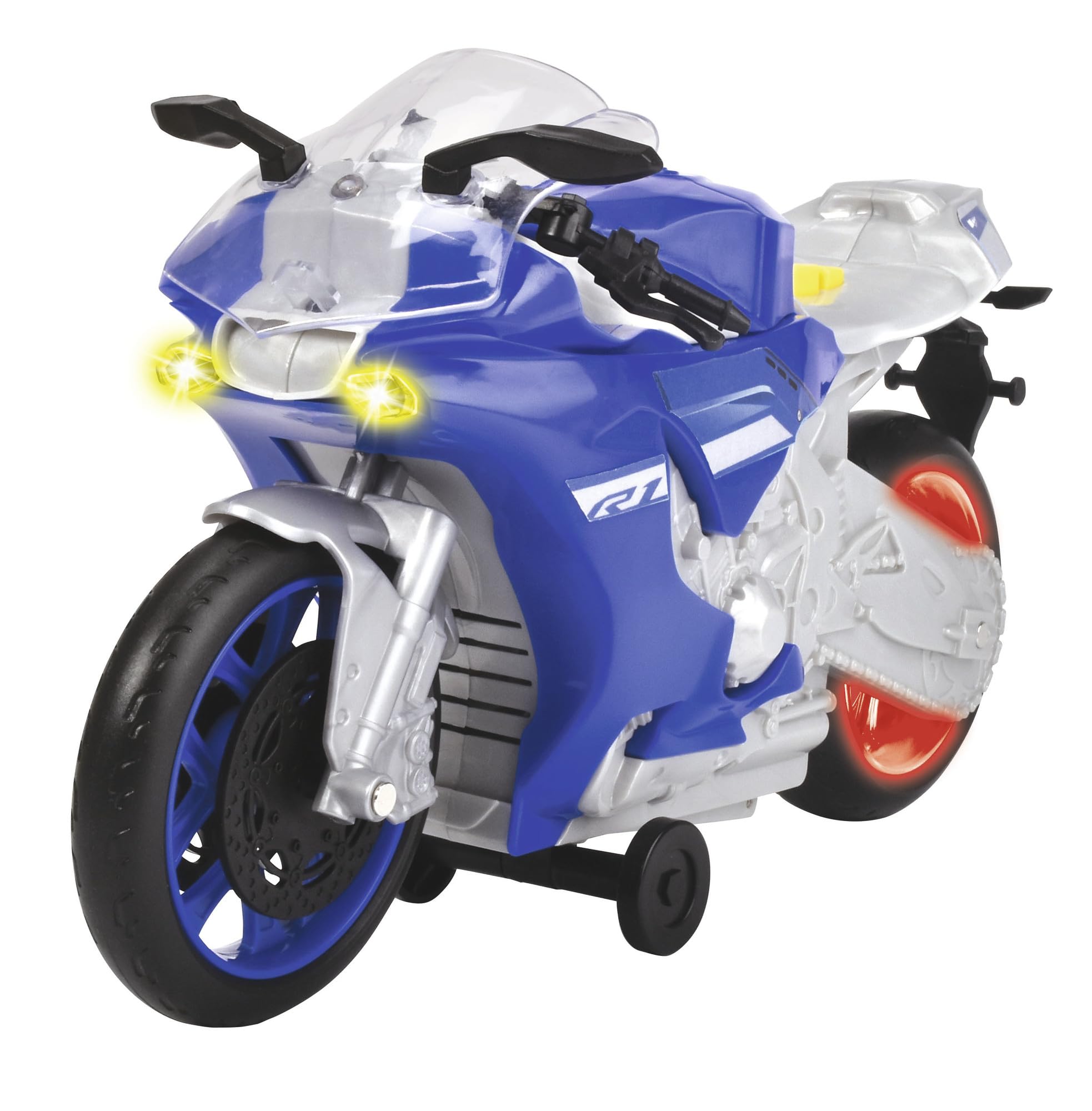 dickie-toys-yamaha-r1-wheelie-raiders-spielzeugmotorrad-blau-26-cm image 1