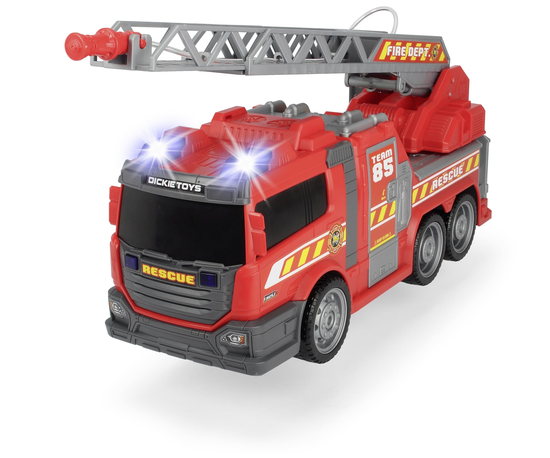 dickie-toys-fire-fighter-feuerwehrauto-mit-wasserspritze-36-cm image 1