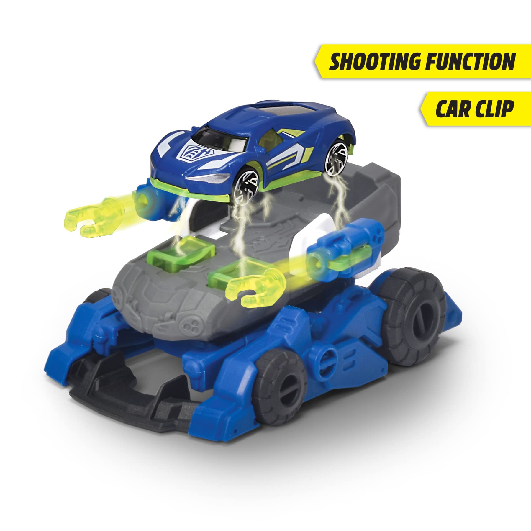 dickie-toys-rescue-hybrids-polizei-trooper-12-cm-2-in-1-roboter-polizeiauto image 2