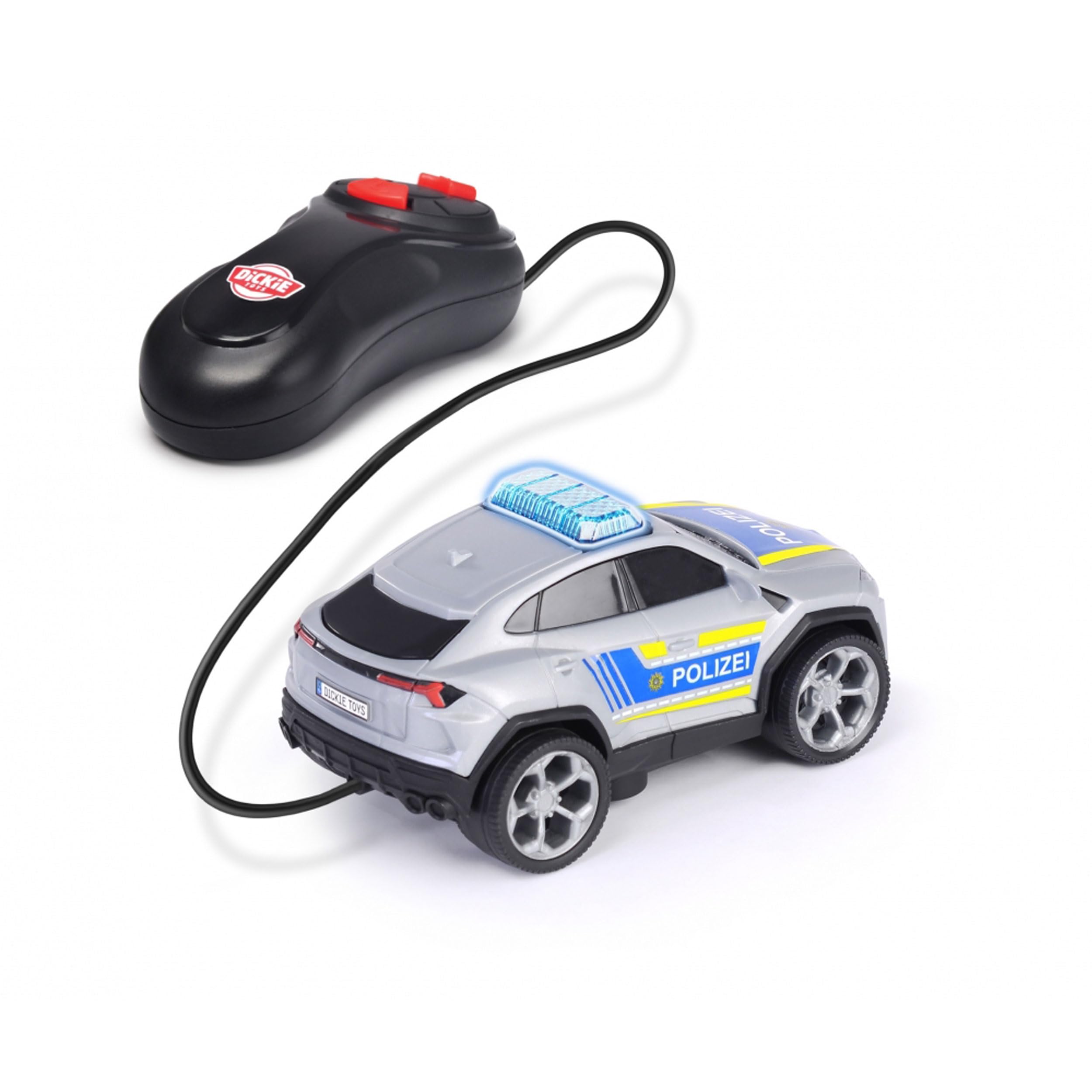 dickie-toys-polizeiauto-lamborghini-urus-13-cm-kabelferngesteuert-mit-blaulicht image 2