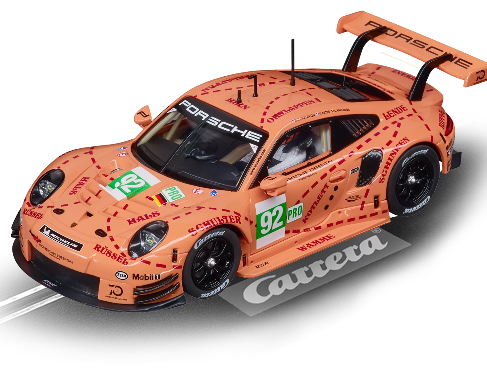 carrera-rc-porsche-911-rsr-pink-pig-no-92-digital-132-slotcar-1-32 image 1