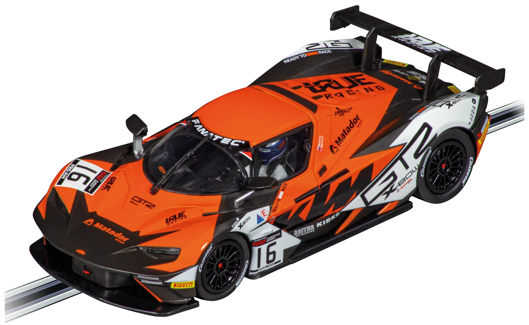 carrera-evolution-ktm-x-bow-gt2-true-racing-no-16-slotcar-1-32 image 1