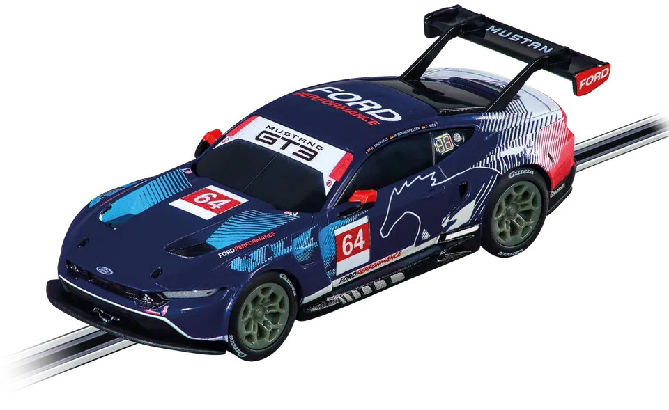 carrera-go-ford-mustang-gt3-ford-multimatic-no-64-slotcar-1-43 image 1