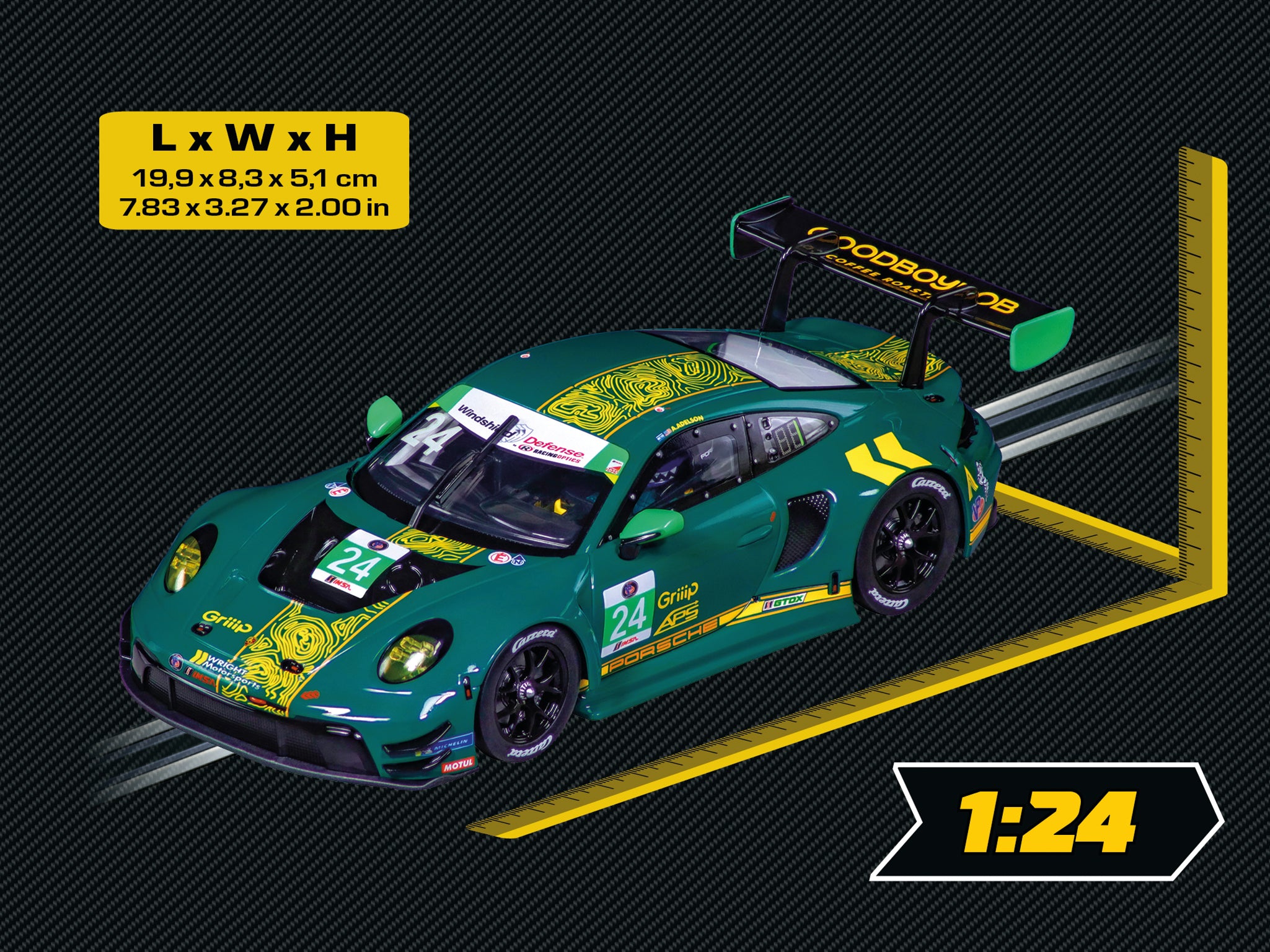 carrera-rc-porsche-911-gt3-r-wright-motorsports-no-24-carrera-digital-124-slotca image 2