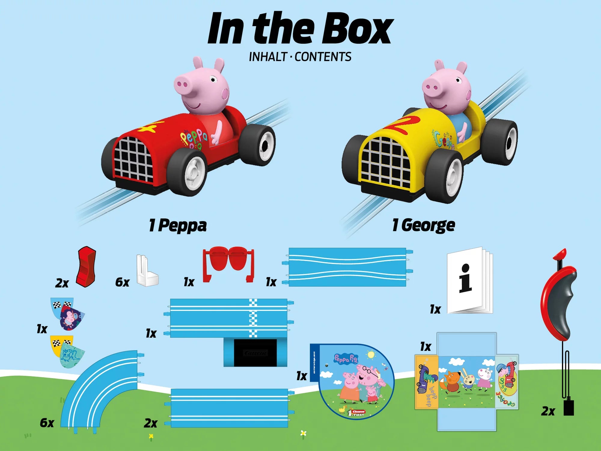carrera-first-peppa-pig-soapbox-race-seifenkisten-rennbahn-set-2-9m image 6