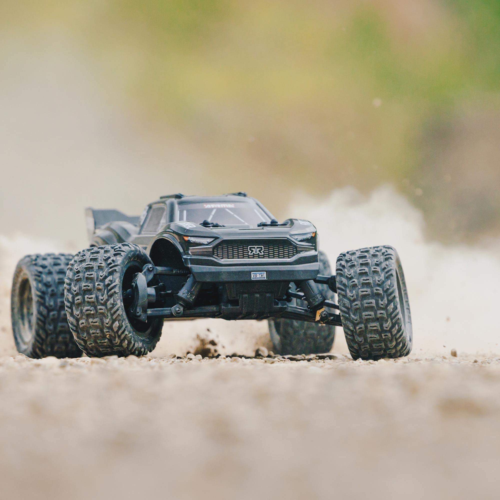 arrma-1-10-vorteks-4x2-boost-mega-550-stadium-truck-rtr-gunmetal image 4