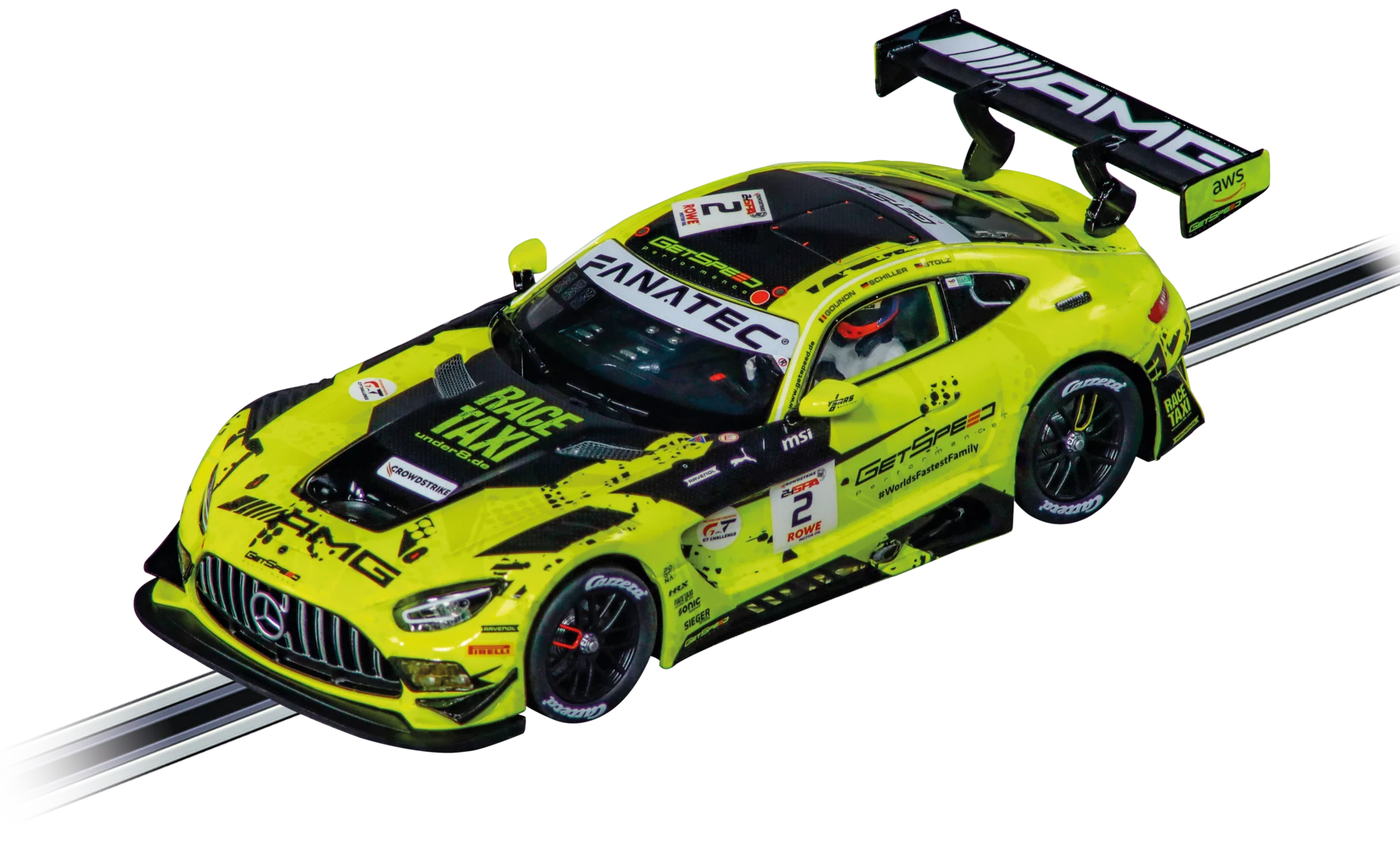 carrera-mercedes-amg-gt3-evo-getspeed-no-2-24h-spa-2024-digital-132-slotcar-1-32 image 1