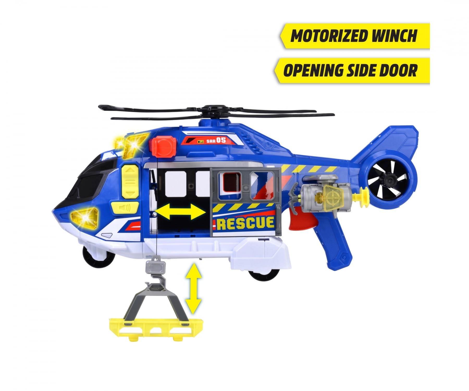 dickie-toys-rettungs-hubschrauber-39-cm-mit-seilwinde-licht-sound image 3