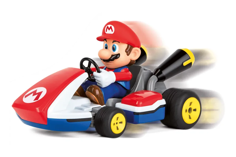 carrera-rc-2-4ghz-mario-kart-mario-race-kart-mit-sound-rc-auto image 1