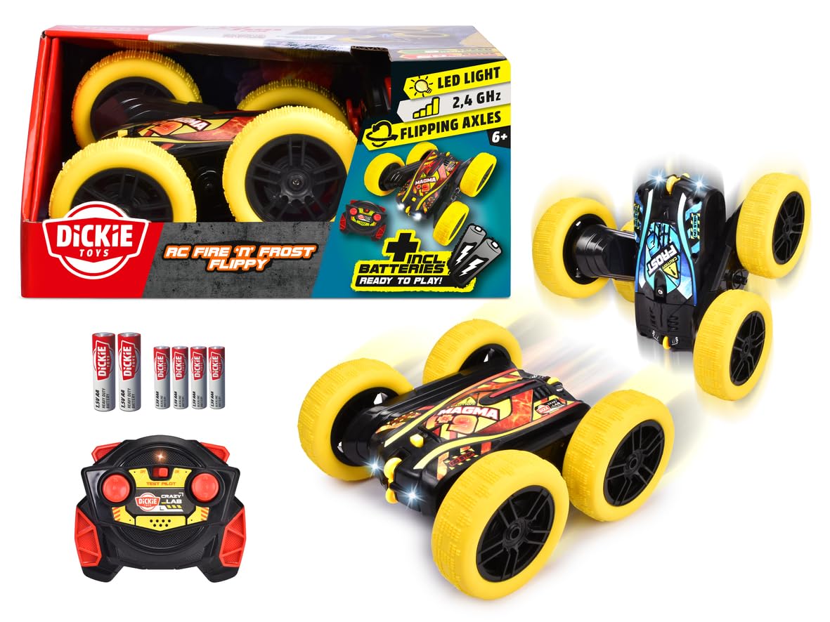 dickie-toys-rc-fire-n-frost-flippy-stunt-car-16-cm-8-km-h image 1