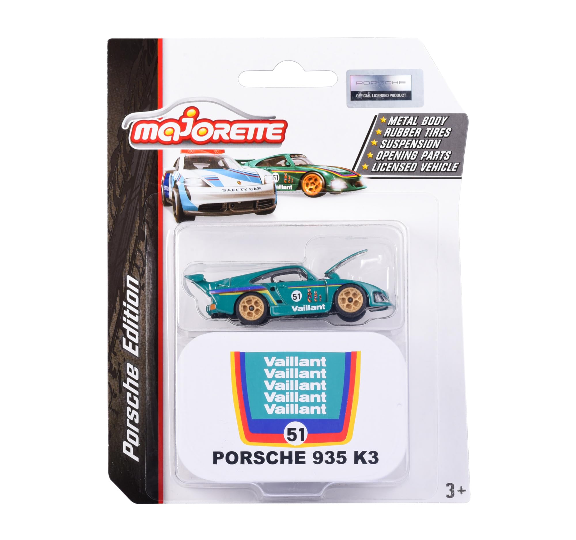 majorette-porsche-motorsport-deluxe-953-k3-modellauto-7-5-cm-gr-n-mit-sammelbox image 7