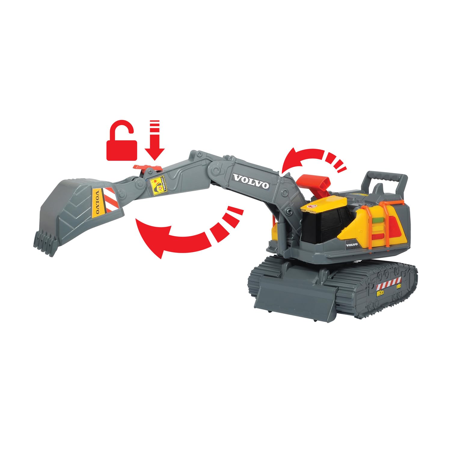 dickie-toys-volvo-weight-lift-excavator-bagger-30-cm image 4