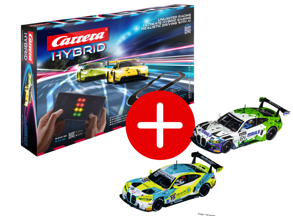carrera-rc-hybrid-team-pietsmiet-edition-speedway-to-hell-set-mit-bmw-m4-gt3 image 1