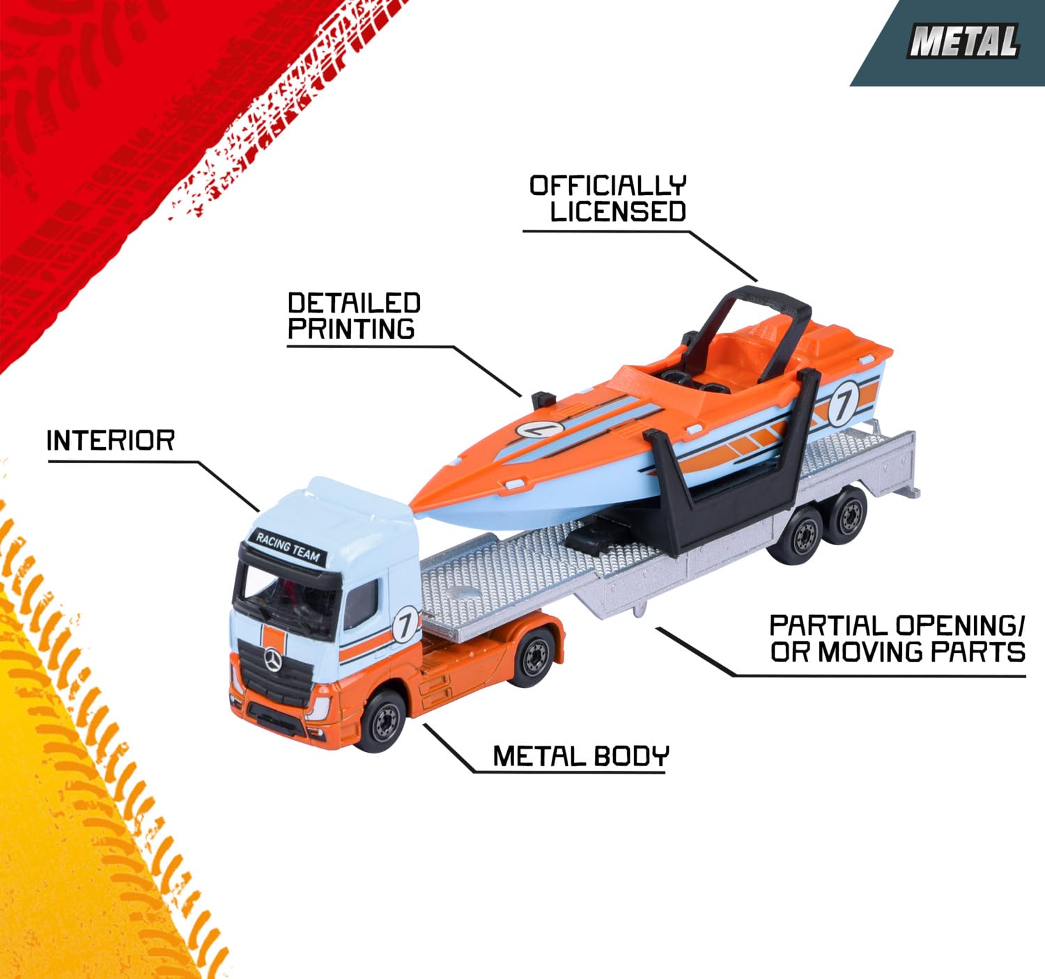 majorette-auto-city-transporter-20-cm-metall-truck-mit-anh-nger image 5