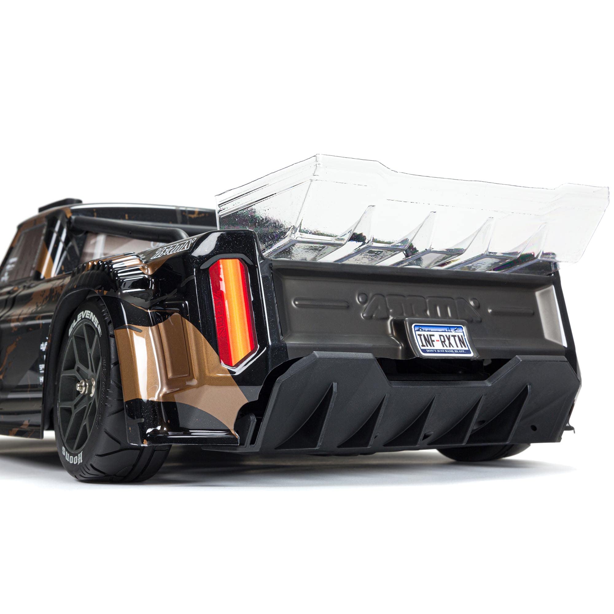 arrma-1-8-infraction-4x4-3s-blx-all-road-street-bash-resto-mod-truck-rtr-gold image 8