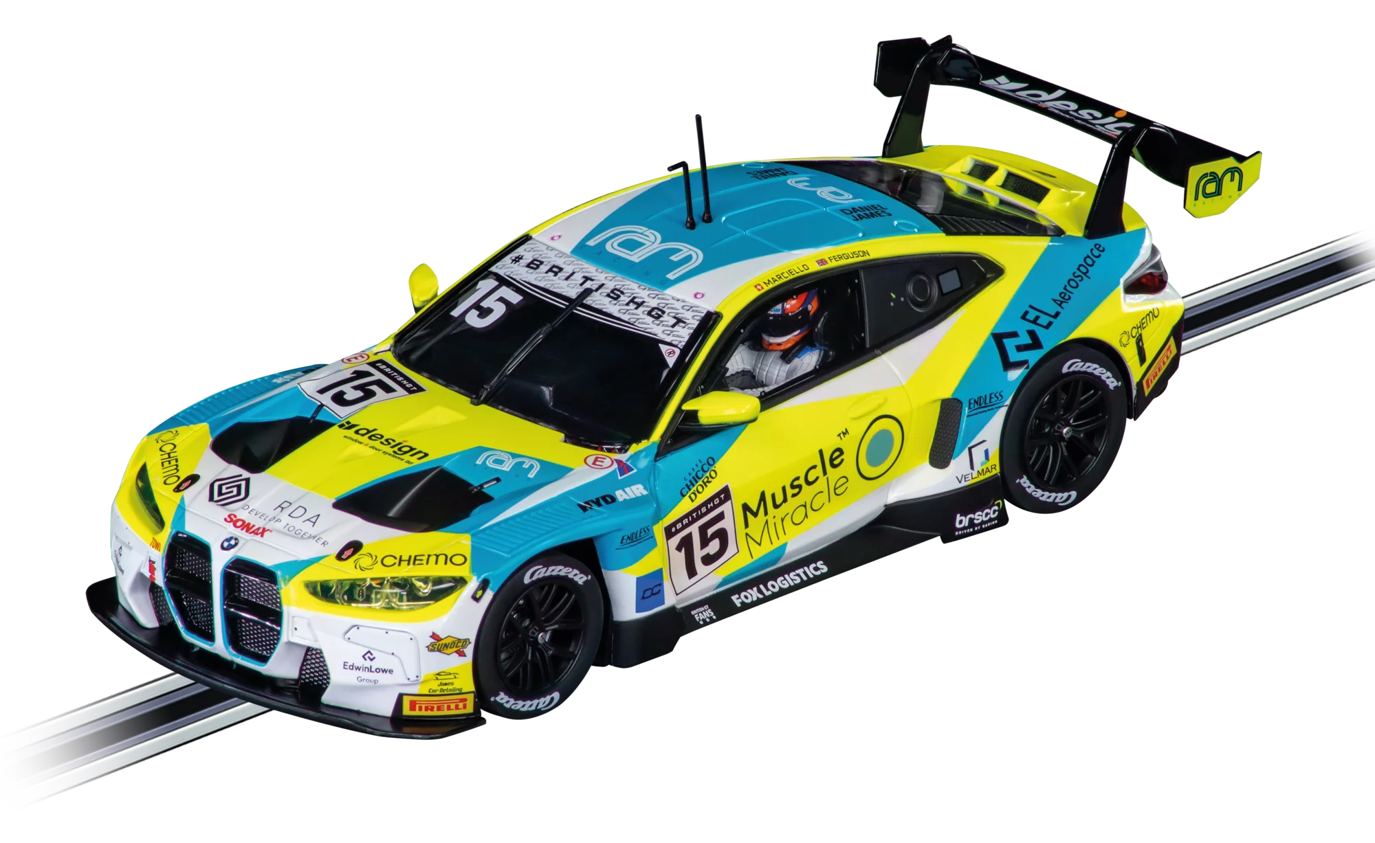 carrera-rc-bmw-m4-gt3-ram-racing-no-15-british-gt-2024-slotcar-1-24 image 1