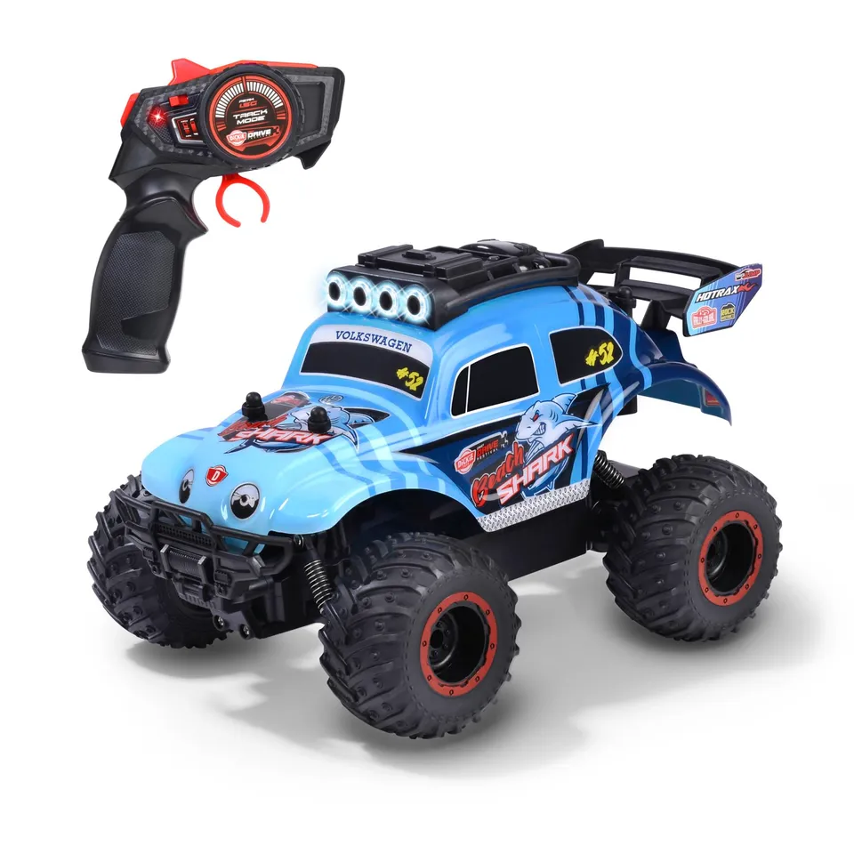 dickie-toys-rc-volkswagen-beetle-monster-bug-23-cm-1-24-12-km-h-turbo image 1