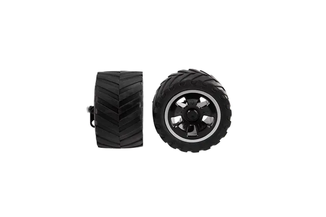 carrera-rc-black-enforcer-vorderr-der-mit-felgen-2er-set-ersatzteil image 1