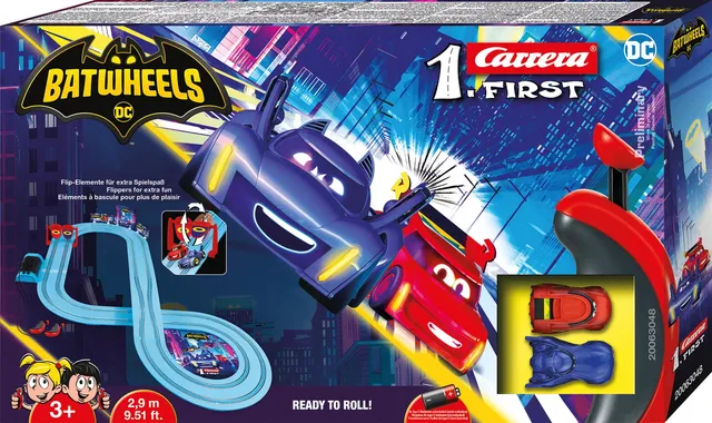 carrera-rc-batwheels-ready-to-roll-first-rennbahn-set-2-9-m-bam-redbird image 1