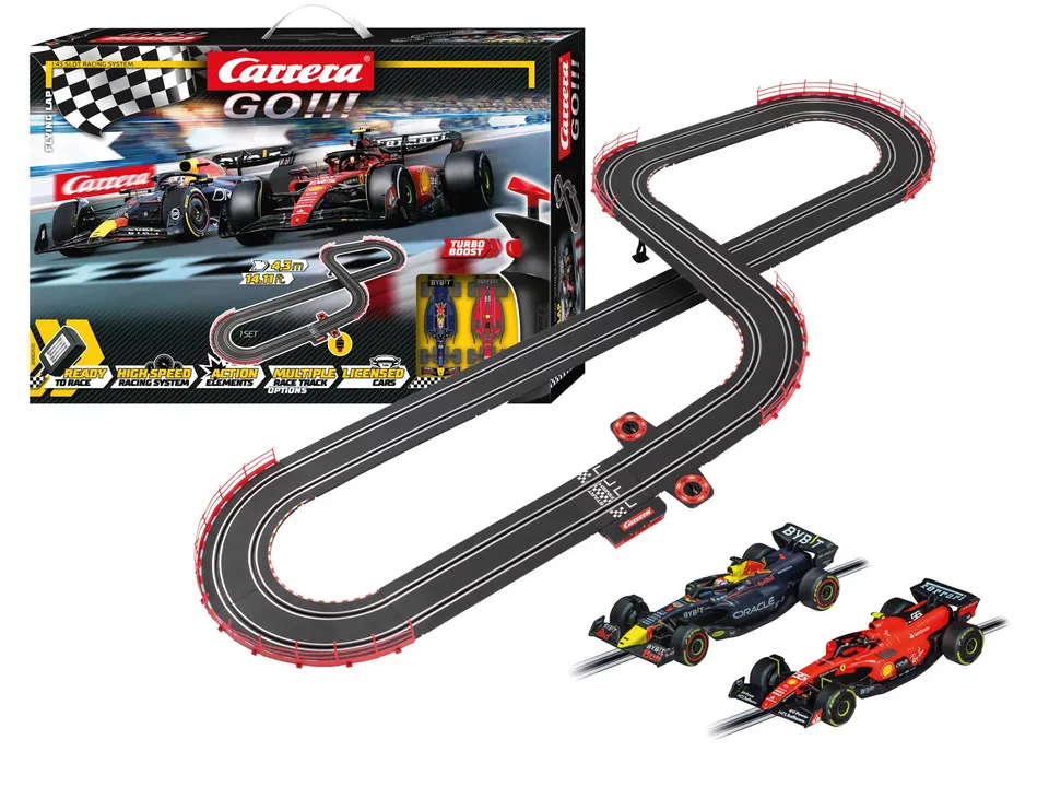 carrera-rc-flying-lap-go-rennbahn-set-ferrari-sf-23-vs-formel-renner-4-3-m image 1