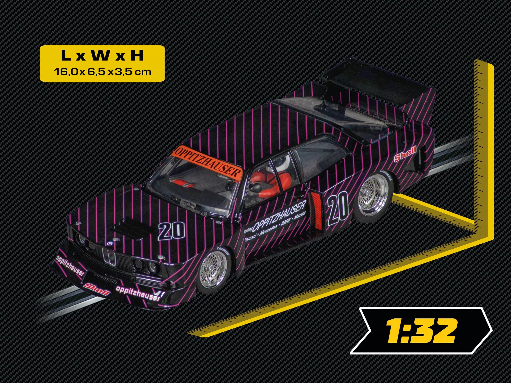 carrera-rc-bmw-320-turbo-flachbau-oppitzhauser-no-20-slotcar-1-32 image 2